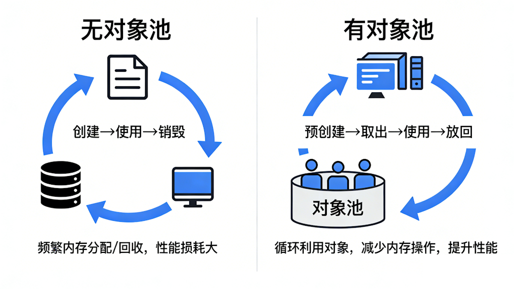 对象循环利用思路